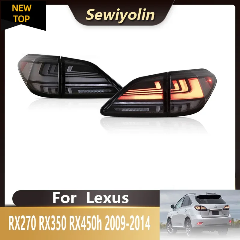 

Автомобильные аксессуары для Lexus RX270 RX350 RX450h 09-14, задние фонари в сборе, последовательный сигнал DRL, автомобильный