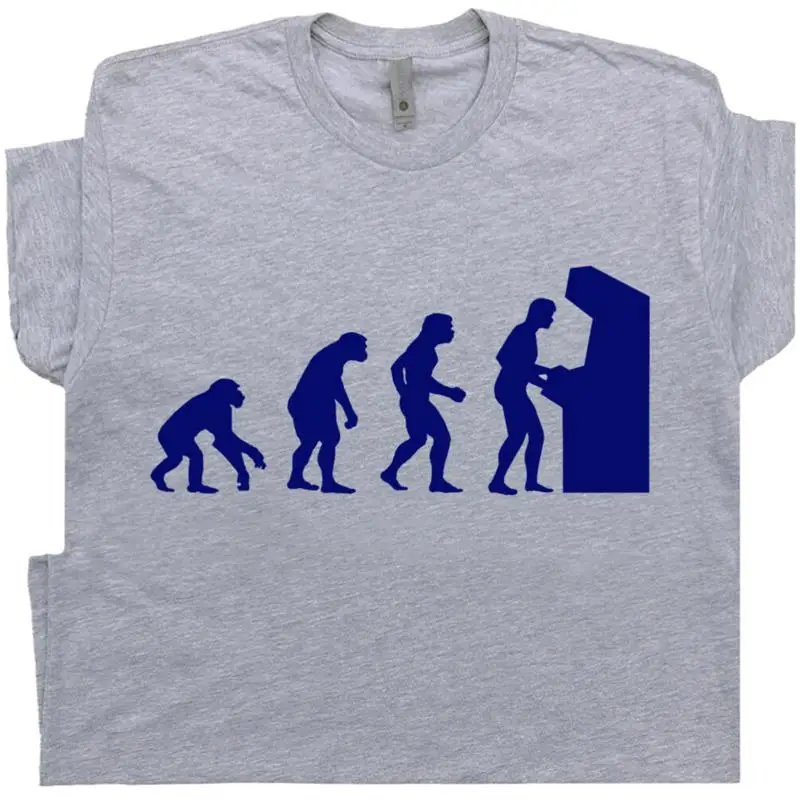 아케이드 게이머 티셔츠 레트로 클래식 비디오 게임 Eat Sleep 80S