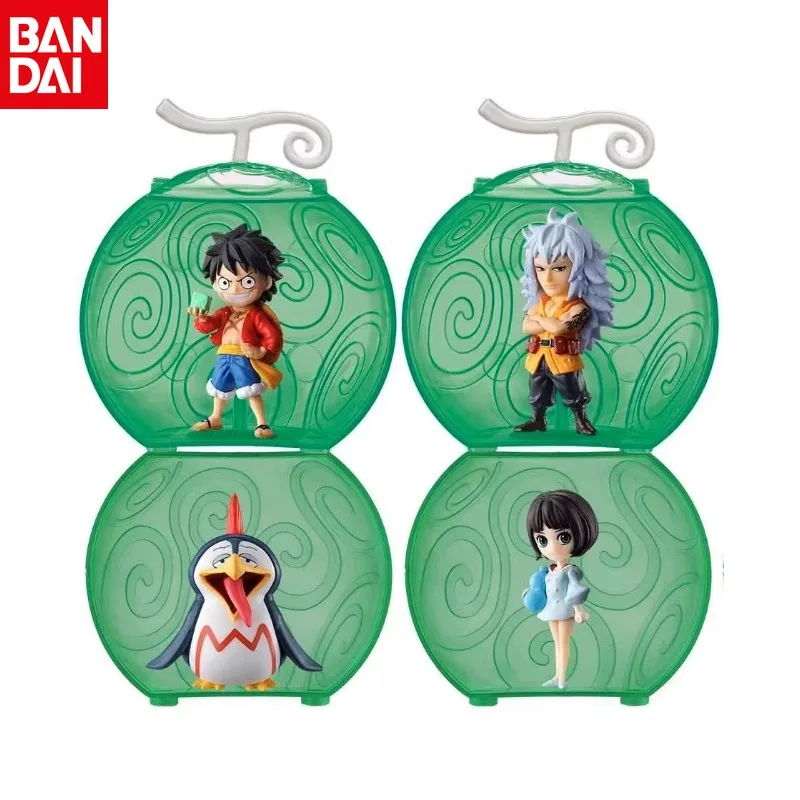 

Bandai Genuine One Piece 4-piece Set Devil Fruit ODYSSEY Limited Game Time Travel Psalm Doll Ornament Holiday Gift