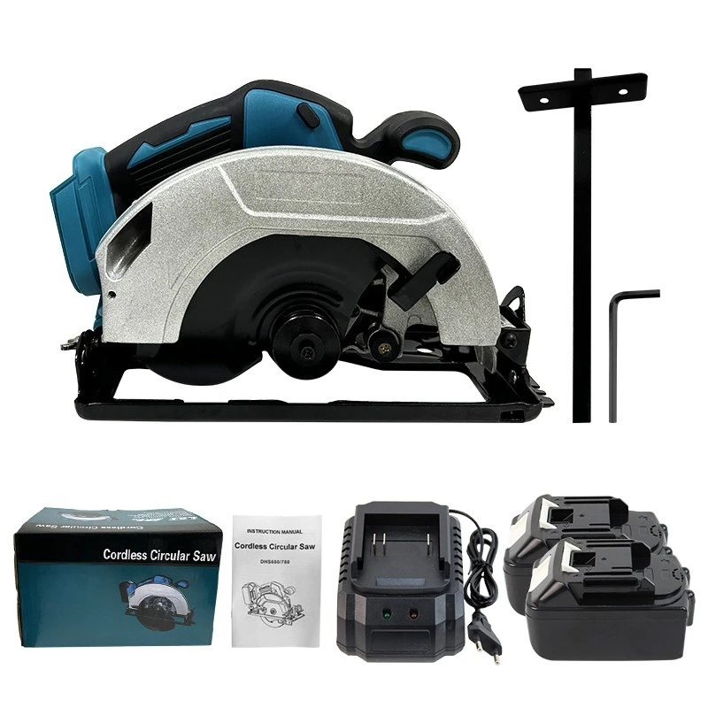 High Power Board Cutting Machine Woodworking Power Tools 7 Inch Rechargeable Circular Saw Brushless Lithium Battery Handheld Saw