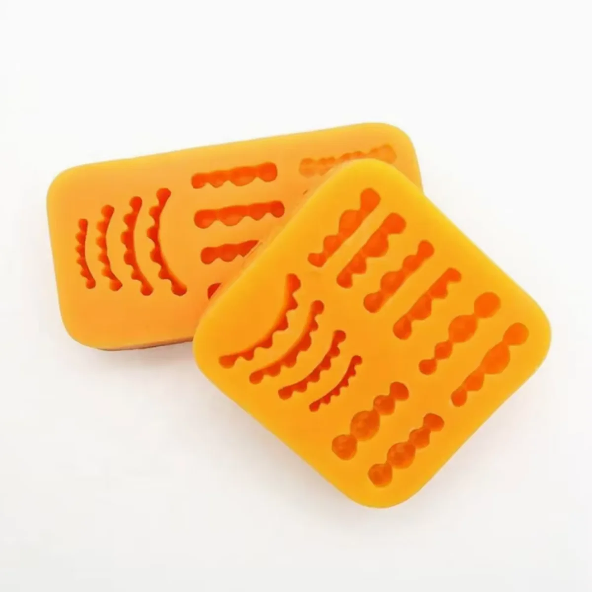 1pc Dental Lab Silicone Forming Inverted Mold Base Denture Wax Teeth Molding Tray