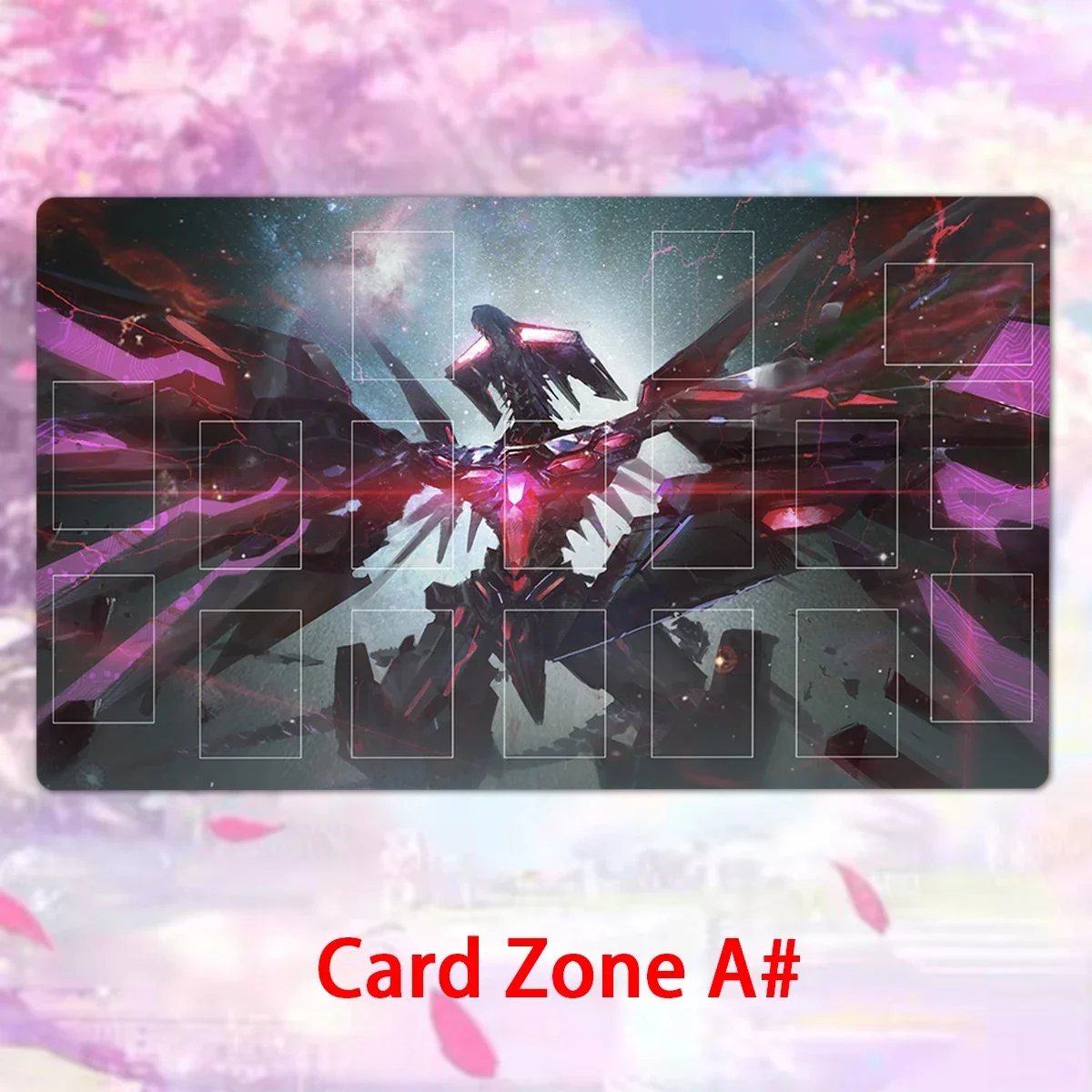 YuGiOh Playmat Galaxy Eyes Tachyon Dragon Mat TCG CCG Board Game Trading Card Game Mat Mouse Pad Rubber Desk Mat Zones Free Bag
