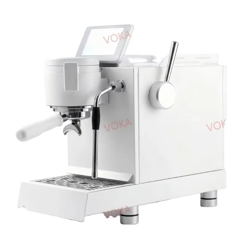 Datas Coffee Machine with Touch Screen Curve Record Espresso Machine 58mm for Home Cafe Office Use