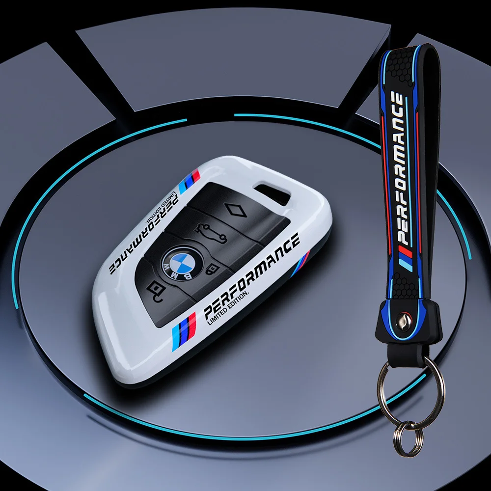 Car Smart Remote Key Case Carbon Fibre Pattern All Inclusive Shell For BMW X1 X2 X3 X4 X5 X6 2016 2017 2018 2019 2020 1 3 5 7 view 4
