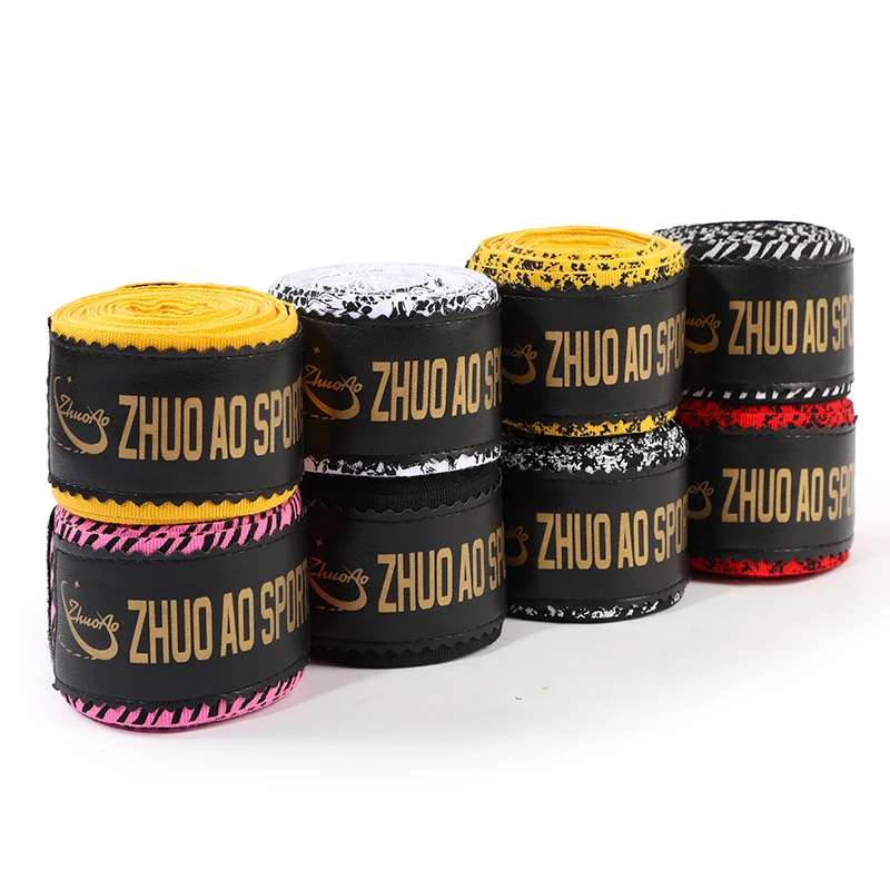 Muay Thai Boxing Hand Wraps Elastic Wrist Support Bandages Hook & Loop 180in Hand Wraps for Kickboxing MMA BJJ Sparring Training