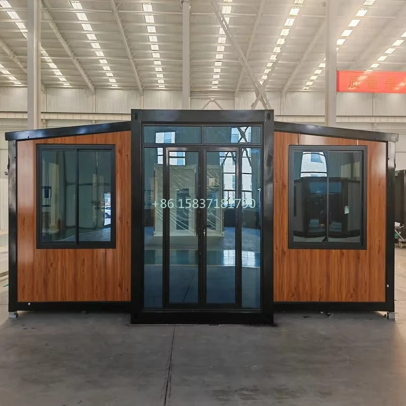 30ft Window Expandable Container House China Open Side Expandable Folding Container House 20ft 40ft Container House for Italy