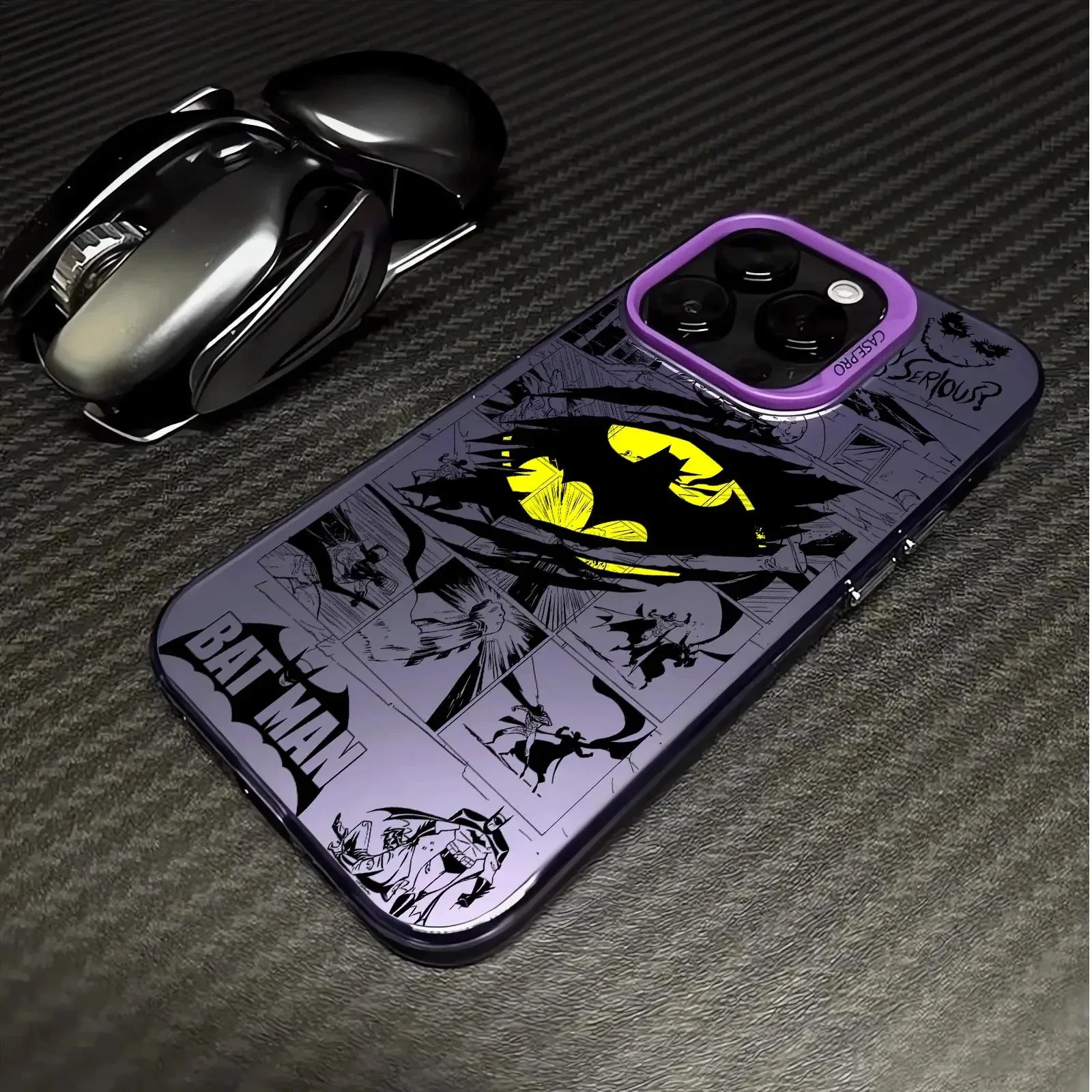 Funda de teléfono para iPhone 15, 14, 13, 12, 11 Pro Max, XS, XR, 7, 8 Plus, TPU, silicona suave, b-batman, Spider, s-superman, Logo