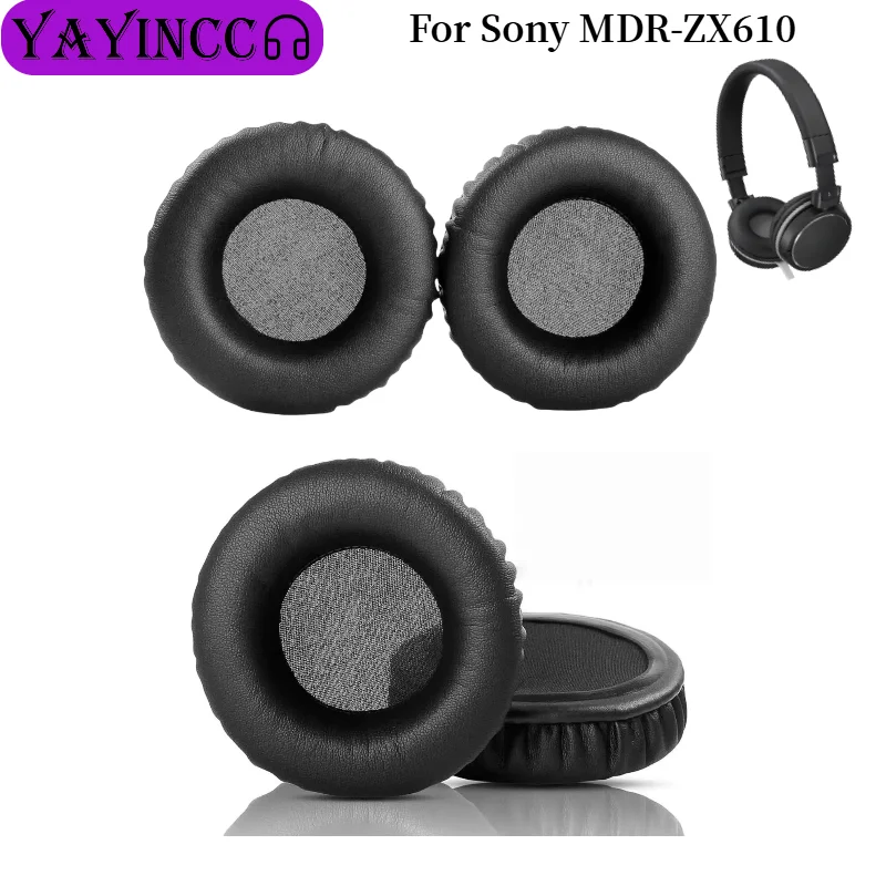 

Replacement Protein skin memory sponge Earpads For Sony MDR-ZX610 Ear Cushion Headphone Ear Pad repair parts