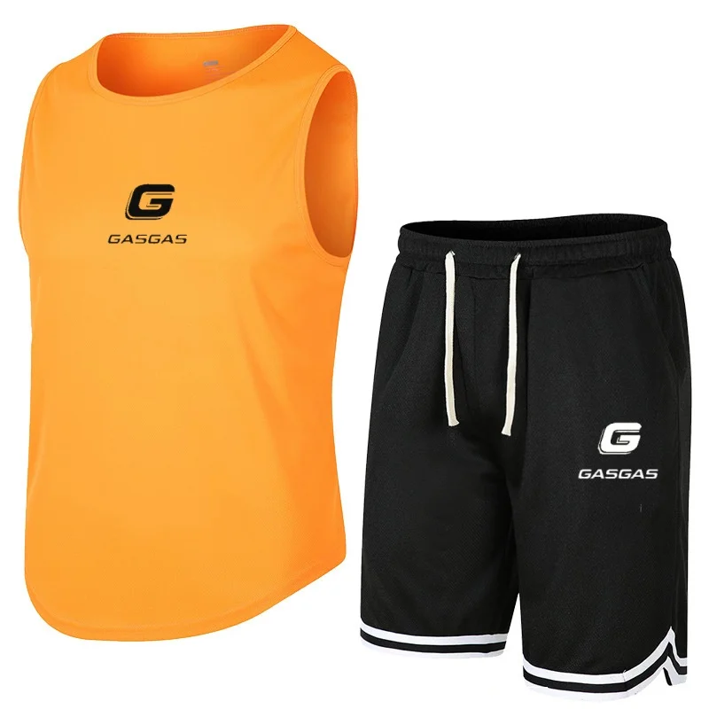 

Men's track suit summer sportswear two-piece t-shirt shorts brand tracksuit jogging men's sports suit fitness clothes exercise