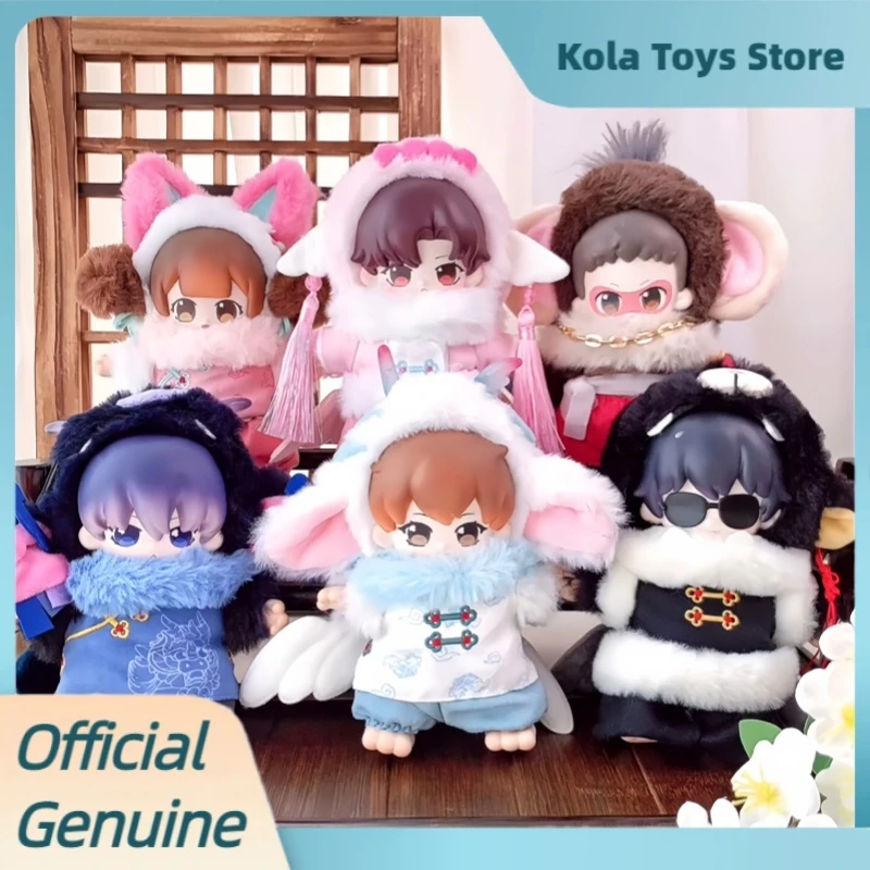 

Genuine Dao Mu Bi Ji Mountain And Sea Divine Beasts Series Blind Box Wuxie Zhang Qi Ling Cute Vinyl Plush Dolls Mystery Box Toys