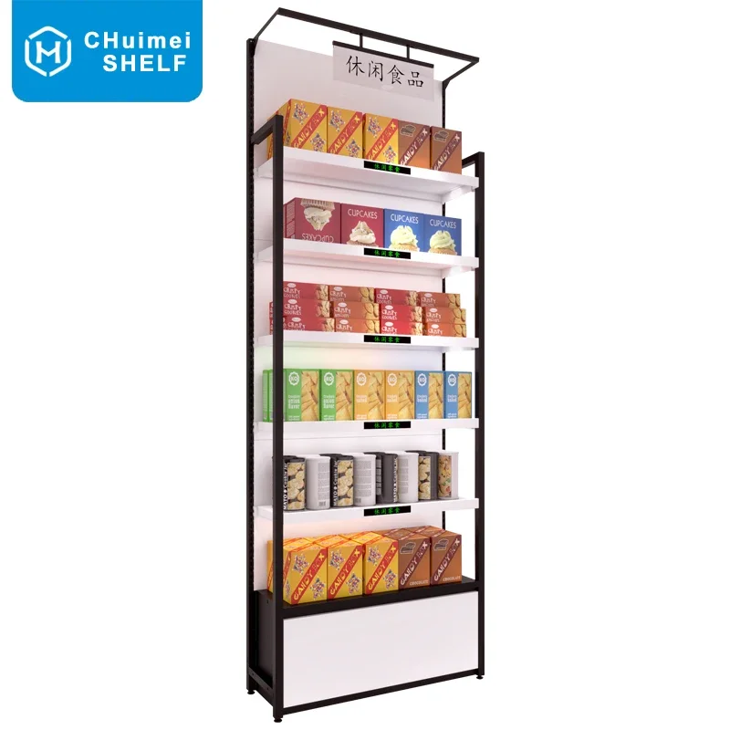 Shelf Convenience Store Gondola Display Rack Grocery Shelves Customized