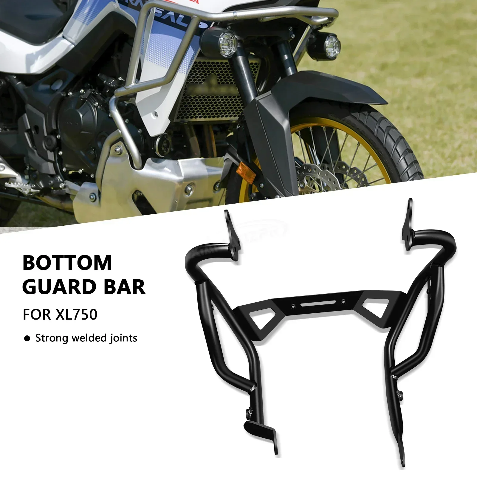 FOR XL750 TRANSALP xl750 2023-24 motorcycle bumper accessories Aluminum Lower guard bar xl 750 transalp road anti fall Lower bum