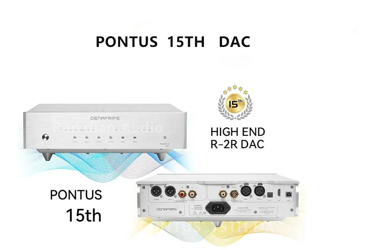 Denafrips New PONTUS 15TH DAC Digital Audio R2R DAC Difascia Alta True Balance، Fibra Ottica، USB I2S، AES، محوري، RCA + XLR #2