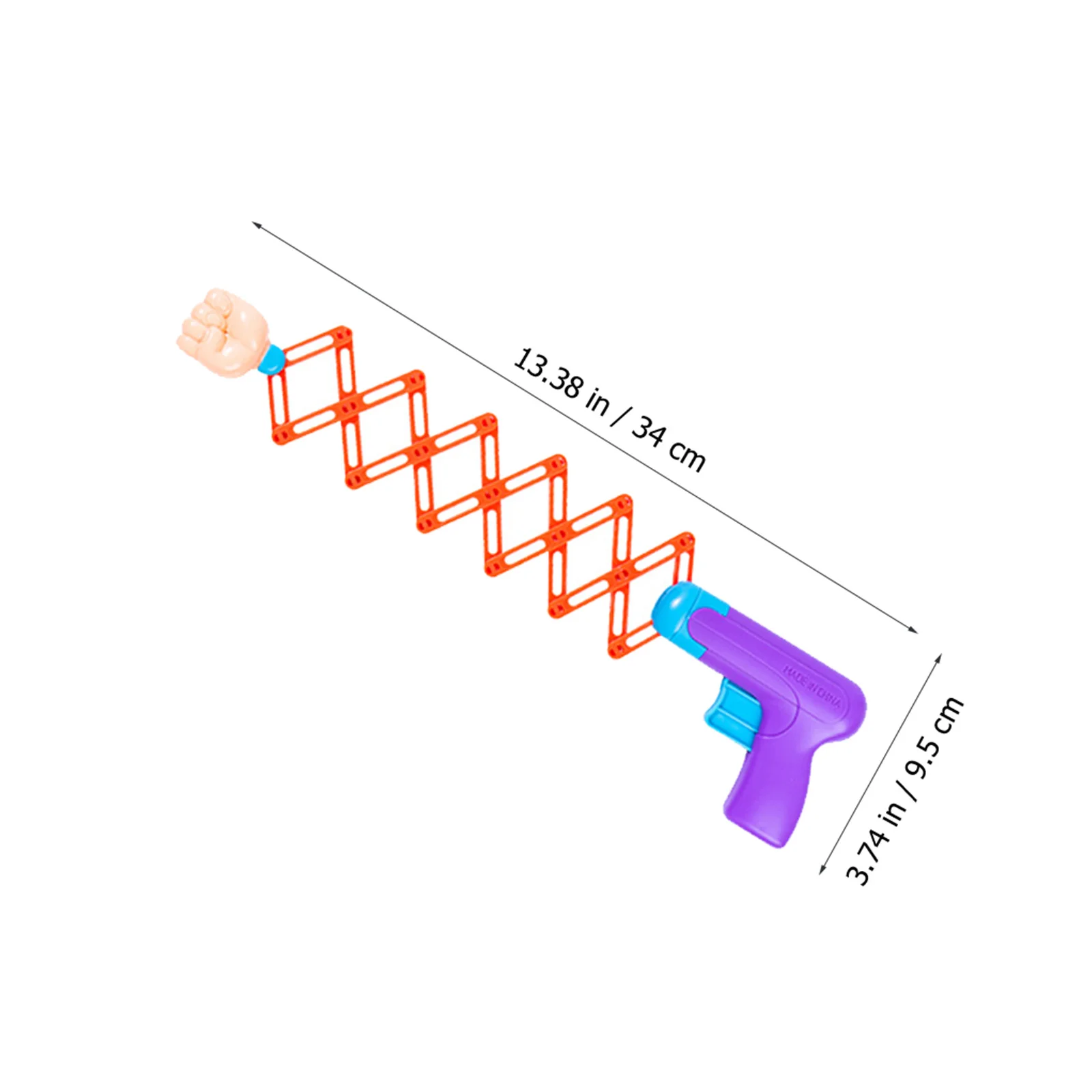 1Set Spring Telescopic Fists Prank Stress Relief Indoor Party Plaything Creative Prank Props Spring Telescopic Fists