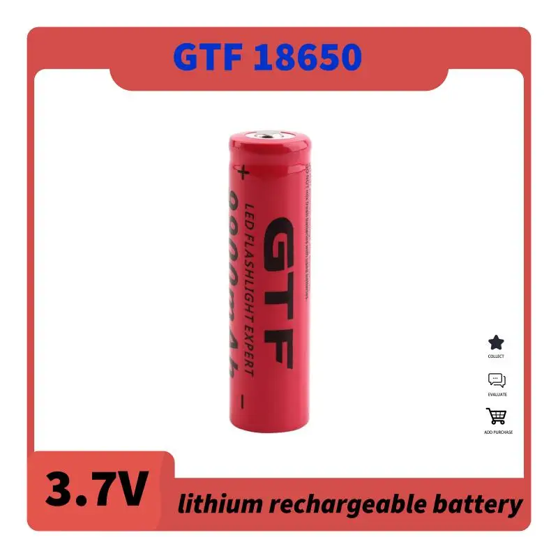 

Brand New 3.7V 18650 Battery 9900mAh Rechargeable Li-ion Battery for Electric Bicycle Power Bank Electronic Cigarette Laptop