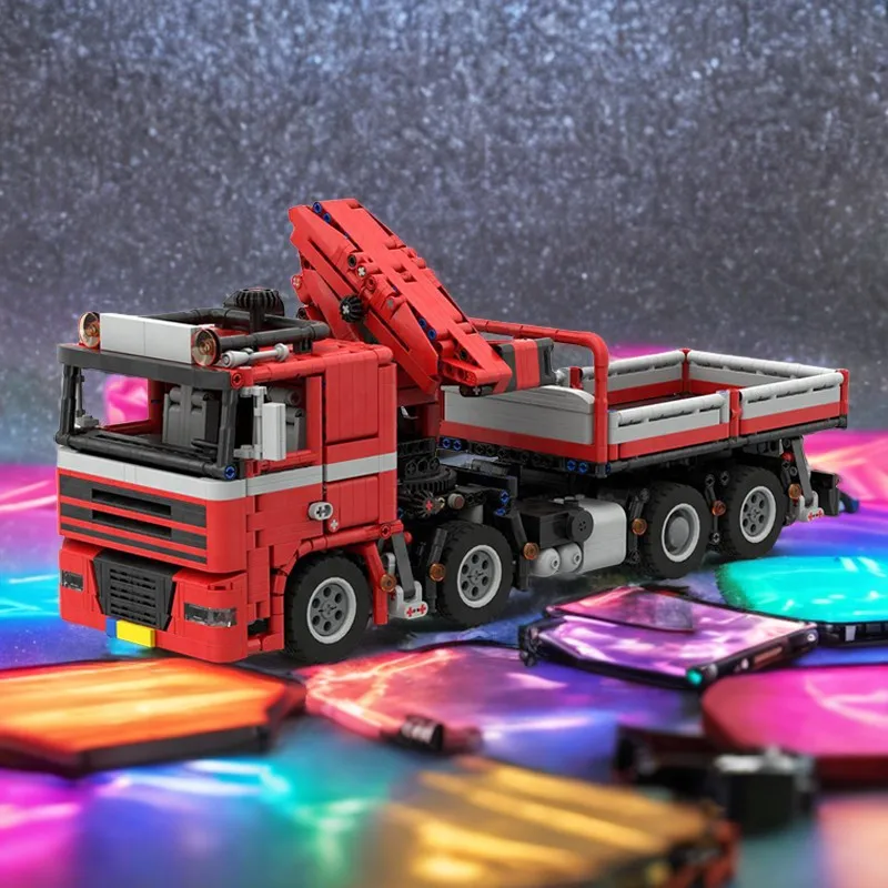 

2359pcs DAF XF Foldable Crane Modular Truck Model for Adult Collectors and Display building blocks