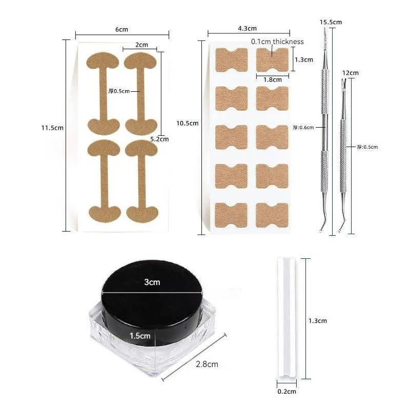 Profissional Ingrown Toenail Corrector Patch, Correção Unha, Alívio Da Dor, Toe Nail Remoção, Corrector