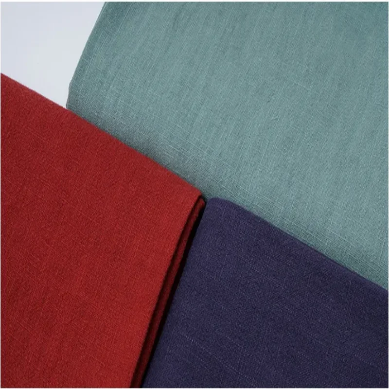 Japanese 100% Ramie Slub Fabric Natural Fiber Tissue For Sewing Shirt Or Pants 50*145 Cm/Piece W300218