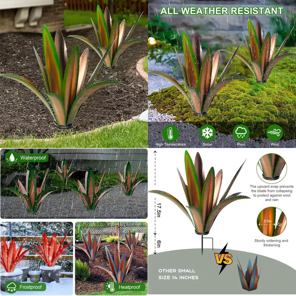 

Прочная металлическая художественная статуя агнутого сада - ветростойкая уличная скульптура в стиле кантри для улучшенного украшения