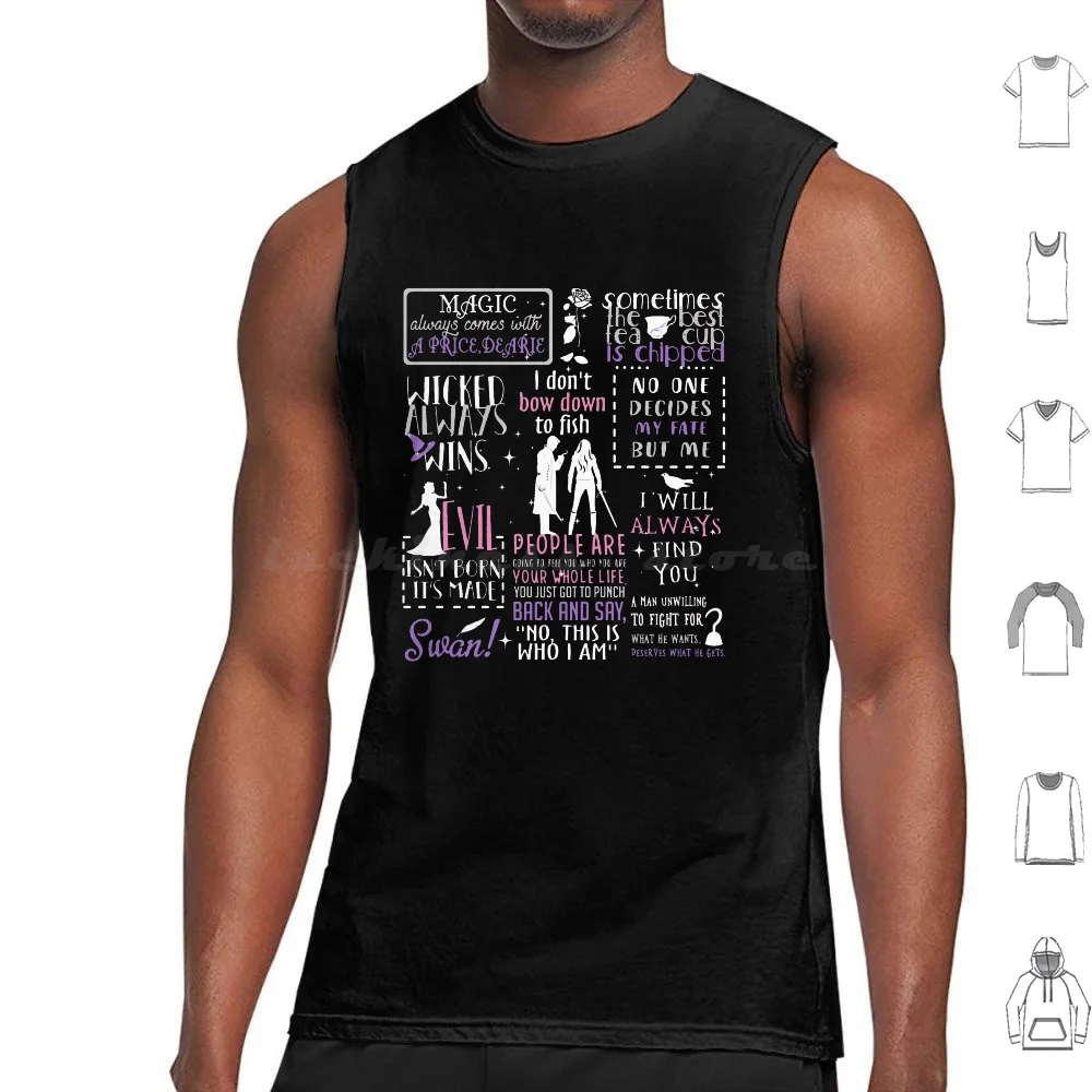 Magic Always... Tank Tops Vest Sleeveless Once Upon A Time Quotes Oncer Ouat Regina Mills Quote Captain Swan Magic Always