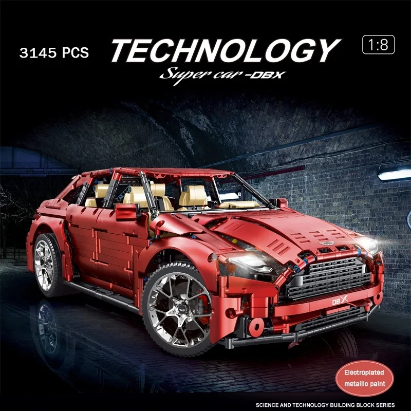 MOC 1:8 Technical Car Bricks 3145PCS SUV Fast Racing Supercar Constructor for Adults Boys Building Blocks Kits Toys Gifts