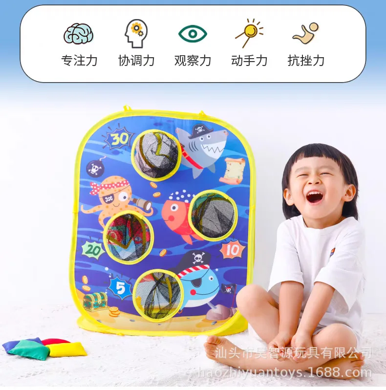 Werfen Sandsack Spielzeug Werfen Sandsäcke Zelt Spielzeug Eltern-Kind PK Kinder Werfen Dart Spielzeug Kindergarten Outdoor-Sportspiel