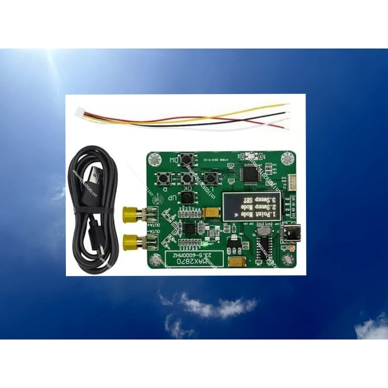 Signal Generator Module MAX2870 STM3_2 23.5-6000MHz Signal Source 23.5-6000M Serial Port Control