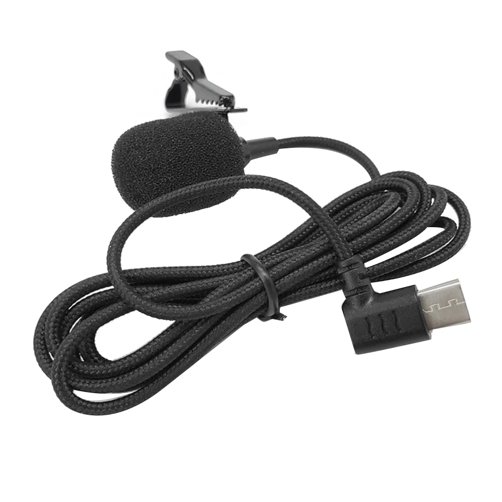 Micrófono Lavalier tipo C externo, accesorios de Cámara de Acción de mano para SJCAM SJ8, SJ9, SJ10