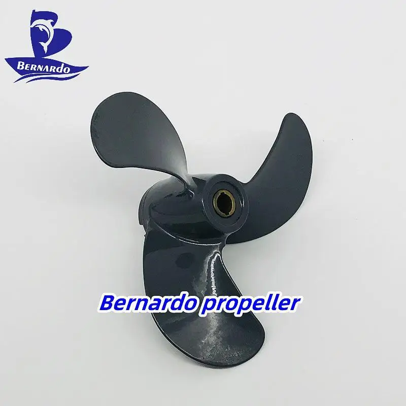 Bernardo Boat Propeller 7 7/8 X7 1/2 For Honda 4 5 6 HP Outboard Engines Motor Aluminum Alloy Screw 3 Blade 2 Tooth Spline RH