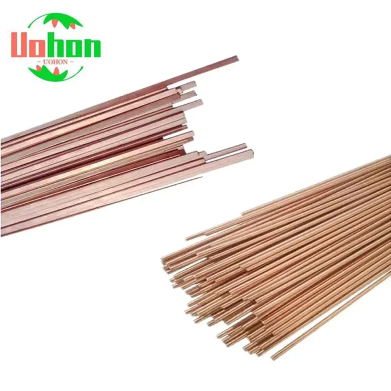 

50cm Brass Welding Rod Phosphorus Copper Electrode Welding Wire Soldering Rod Bronze Refrigerator Weld No Need Solder Powder