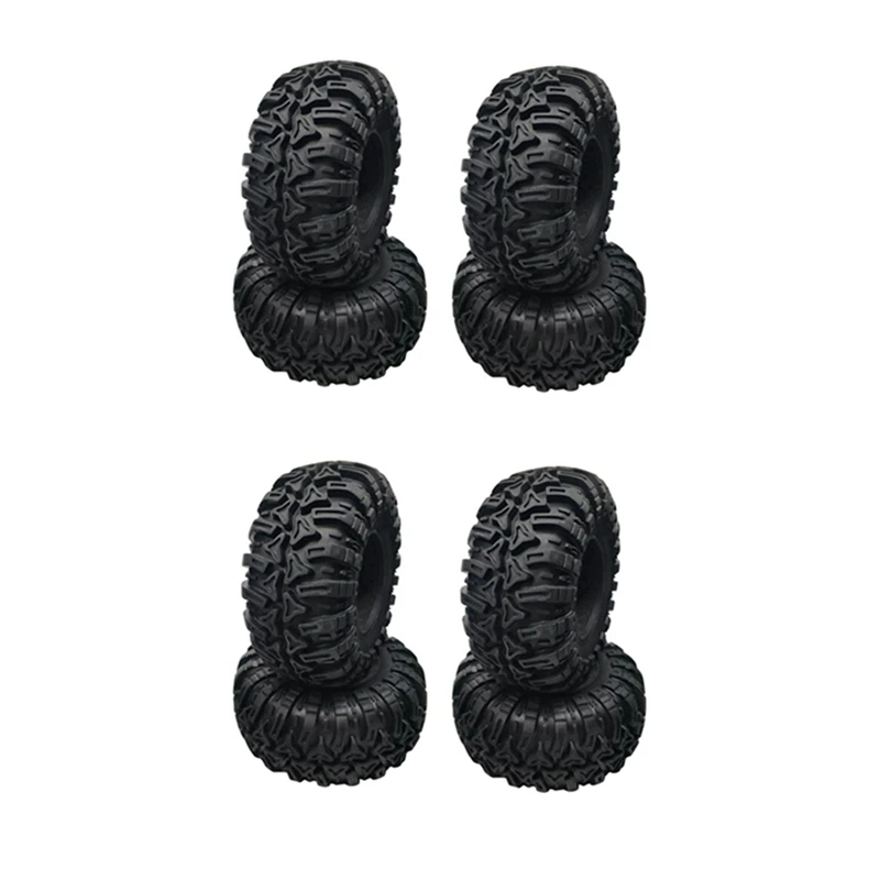 

8PCS 2.2Inch Rubber Tyre 2.2 Wheel Tires 128X60MM For 1/10 RC Crawler Traxxas TRX4 Axial SCX10 Wraith RR10