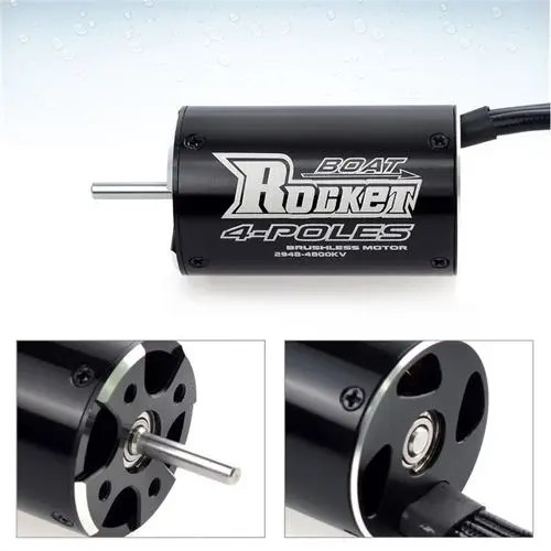 Rocket 2948 4800KV motore impermeabile senza spazzole a 4 poli per Traxxas Blast Feilun FT011 600-800mm RC Boat Car