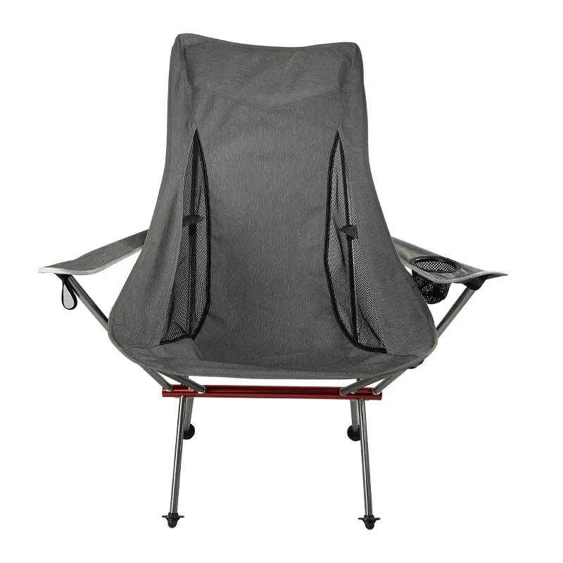 Ultra Lightweight Portable Folding Aluminum Alloy Chair Oxford Fabric Outdoor Camping Travel Fishing Beach Made Metal Wood