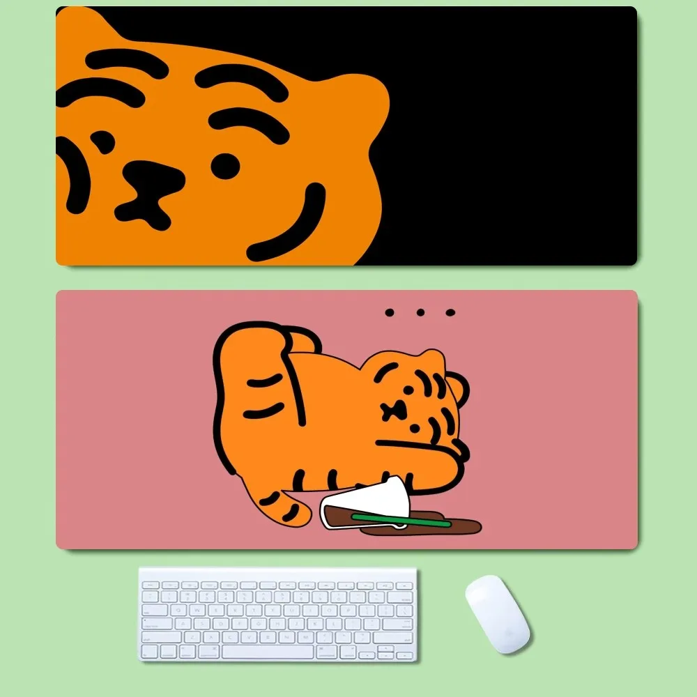 T-TIGER-Cute-M-MUZIK Mousepad Mousepad Non-slip Lockedge Office Student Gaming Thickened Large Writing Pad Cushion