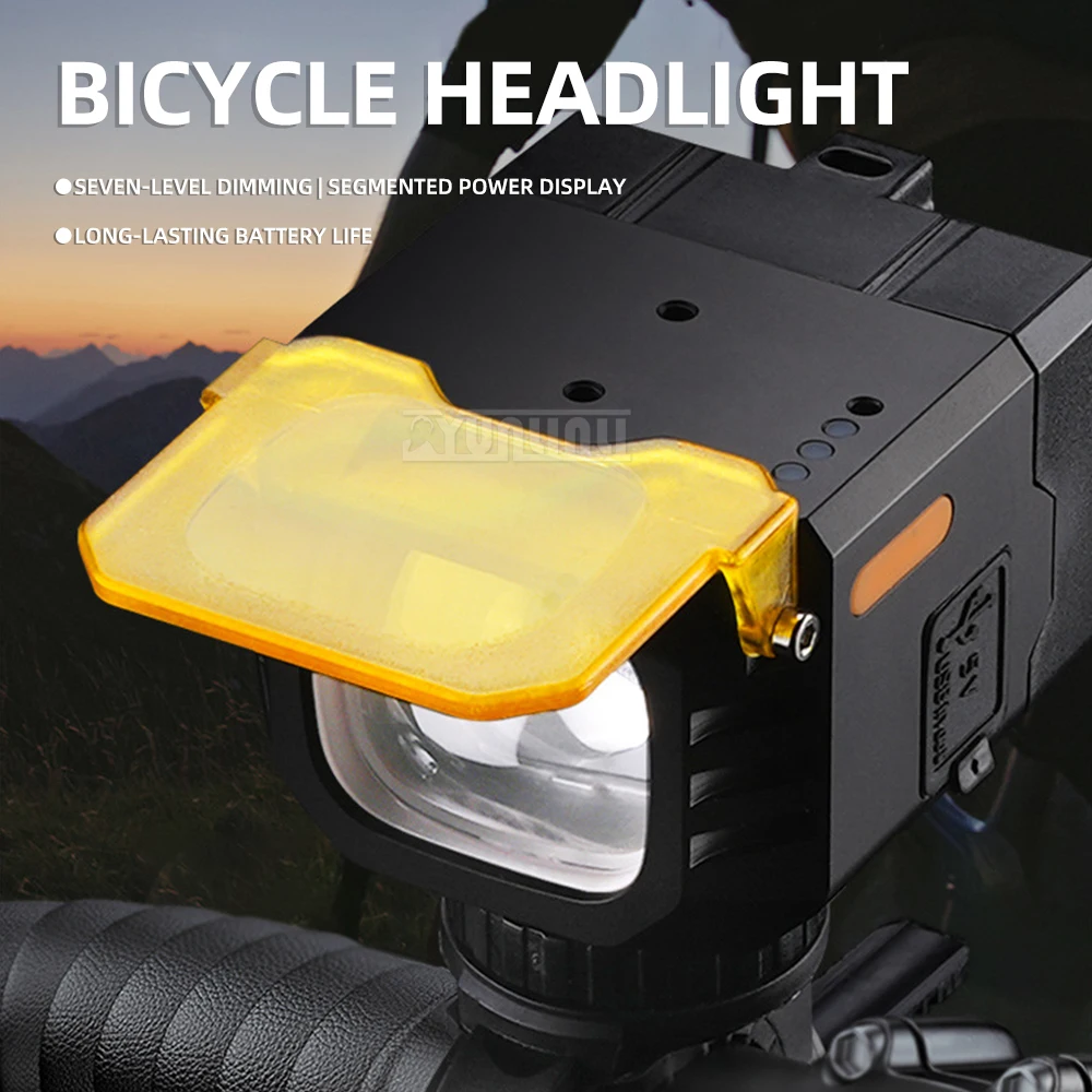 High Low Beam, Rechargeable Hanging Outdoor Riding Mountain Road Front Light