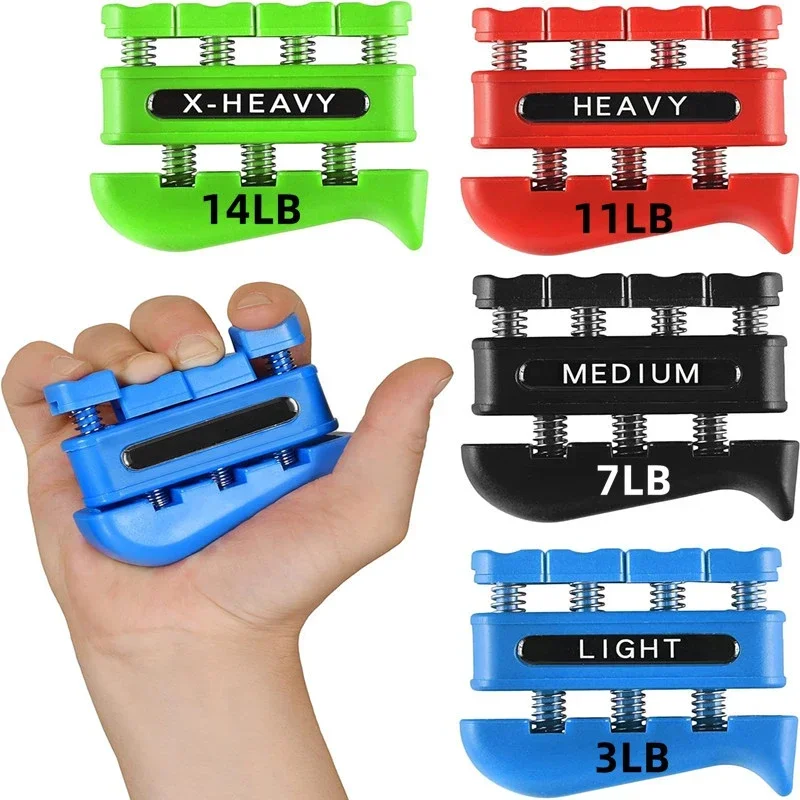 Finger Strengthener Finger Exerciser for Forearm and Hand Strengthener Hand Grip Workout Equipment for Musician Rock Climbing