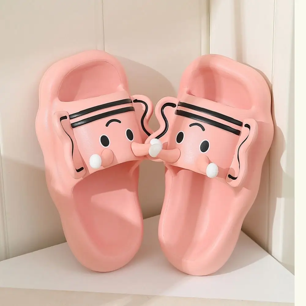 

Бесшумные тапочки ярких цветов с рисунком пчелы, мягкие шлепанцы на толстой подошве, сандалии, пляжная обувь, нескользящие женские тапочки для спальни