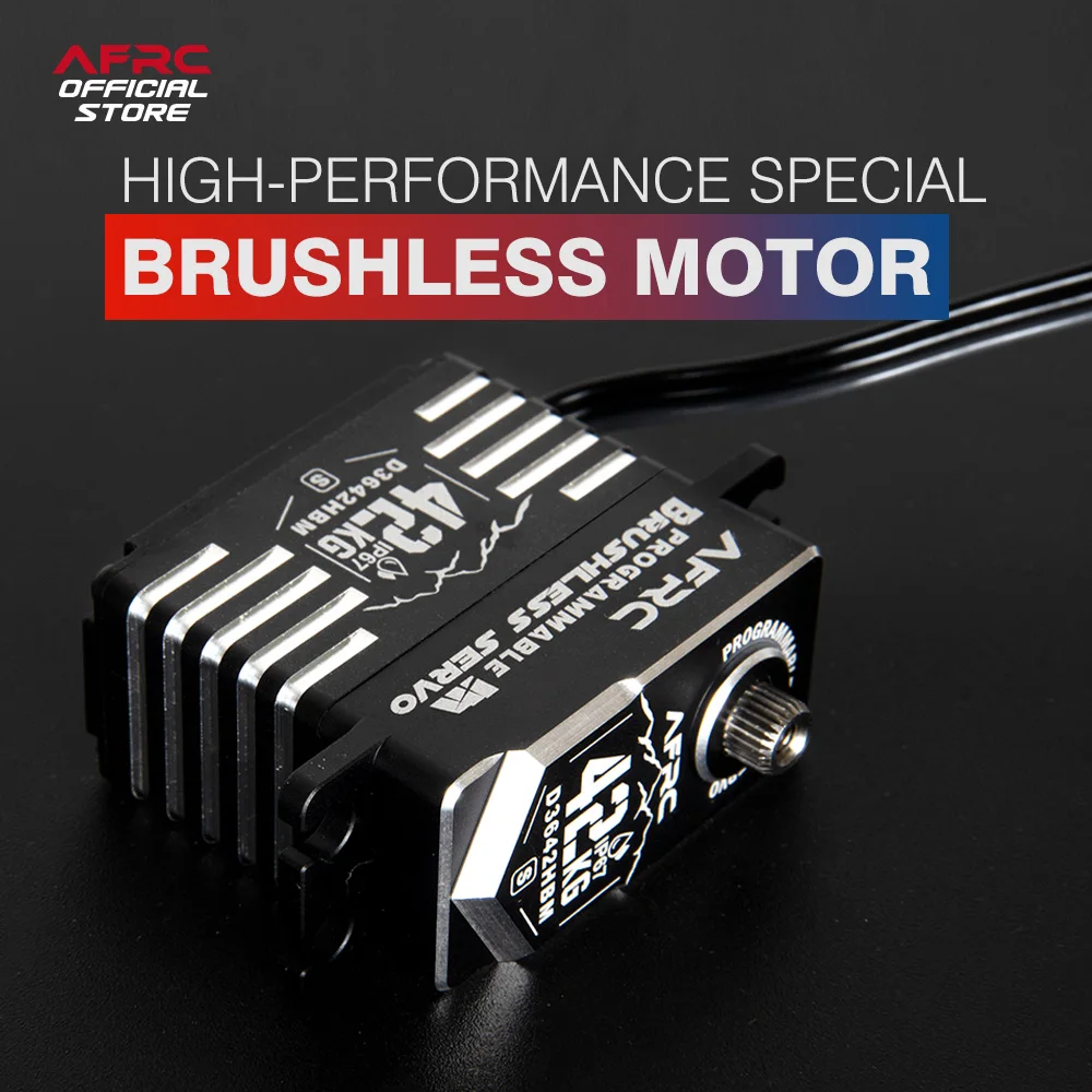 AFRC 42kg HV IP67 Programmable Brushless Servo for TRXXXAS HORIZON HSP RC Car Boat Robot etc.DIY Upgrad