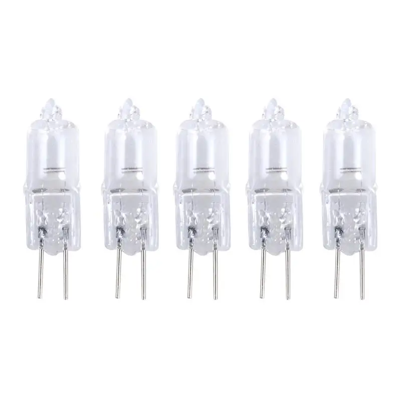 

5pcs 5W 12V 2900K G4 Base Lightbulb Capsule LED Lamp Bulbs Inserted Beads Bi-Pin Crystal Lamp For Cabinet Lighting Spotlight