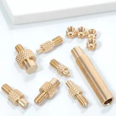 

1Set 3D Printer Parts Heat Set Insert Press Tips Copper Threaded Inserts High Pressure Design for Printing Replacement Printer