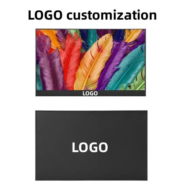 17.3 13.3นิ้ว2K แบบบาง15.6นิ้ว FHD 1080P IPS หน้าจอ Type-C HD PC สวิตช์โทรศัพท์จอ4K แบบพกพาสำหรับแล็ปท็อป