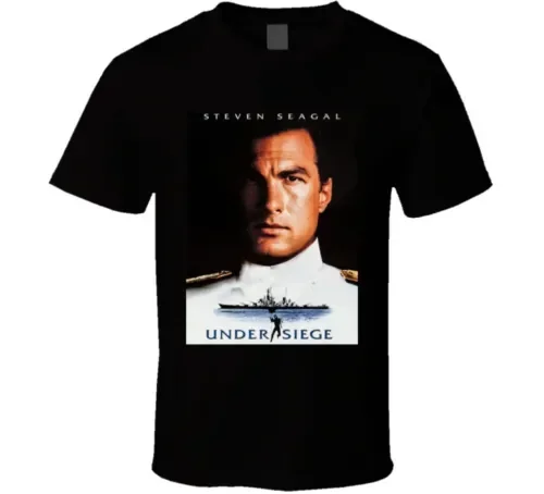 

Steven Seagal Under Siege Movie 90s Fan T Shirt long or short sleeves