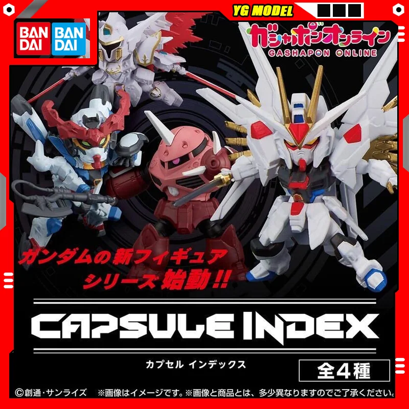 

Bandai Gundam Action Figure GQuuuuuuX‌ Garuda‌ MSM-07 Mighty Strike Freedom Gashapon Ball Q-version Doll INDEX01 Original