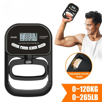 Grip Strength Tester 265Lbs/120Kg Digital Hand Dynamometer Grip Strength Meter USB LCD Screen Hand Grip Dynamometer