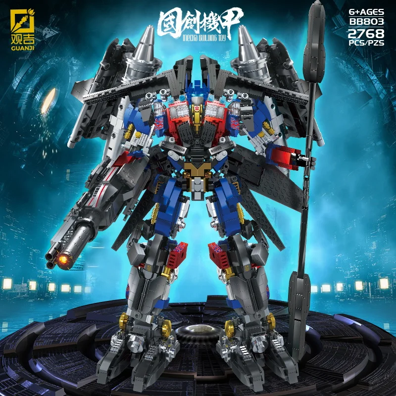 

2700PCS Cybertron Transformation Optimus Prime Building Blocks High Tech Combat Robots Bricks Set Toy Gift For Adult Friend