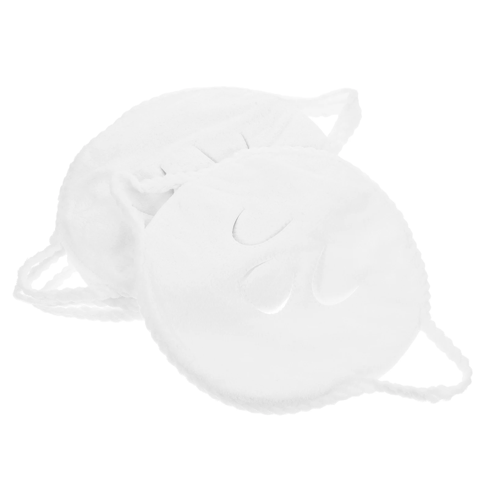 

4pcs Cold Hot Compress Face Towel Mask Coral Fleece Skincare Facial Steamer Reusable Travel Home