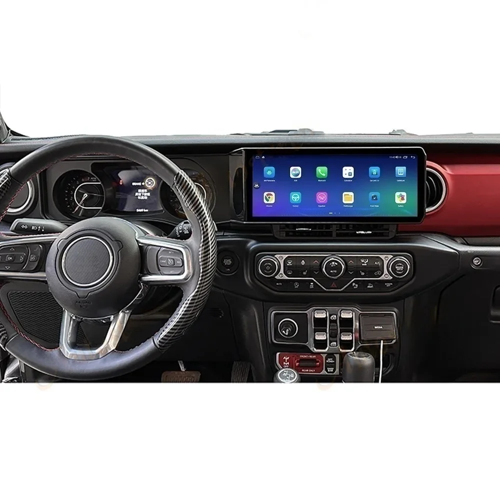 12.3inch Carplay Car Radio For JEEP Wrangler JL Gladiator 2018-2022 CarPla LCD Android Touch Screen Multimedia Player GPS Stereo - view 5