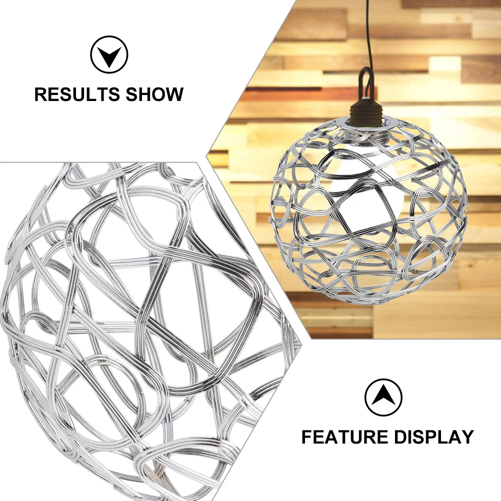 

1Pcs Metal Lampshade Accessories Vintage Iron Art Lamp Cover Stylish Home Decor Retro Design Pendant Light Iron Art Lampshade