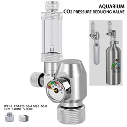 Aquarium DIY CO2 pressure reducing valve High pressure cylinder CO2 output control tank CO2 regulator pressure reducing valve