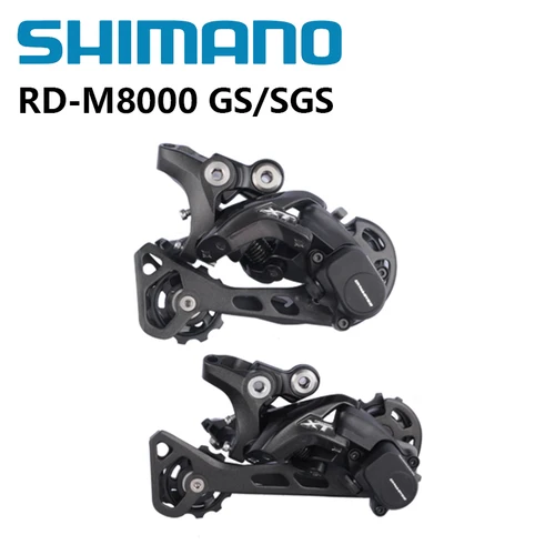 Imagen 1 del producto Shimano XT M8000 desviador trasero de jaula media/larga de 11 velocidades RD-M8000 GS/SGS para bicicleta de montaña adecuada para una amplia variedad